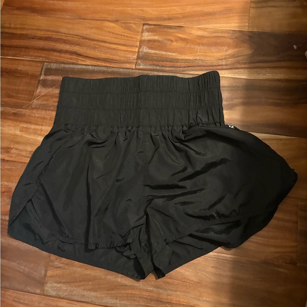 FP Movement by Free People High Waisted Way Home Shorts Black (0515)